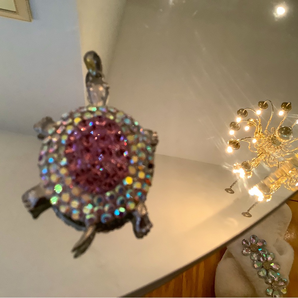 Beautiful Turtle Pendent Vintage - image 3